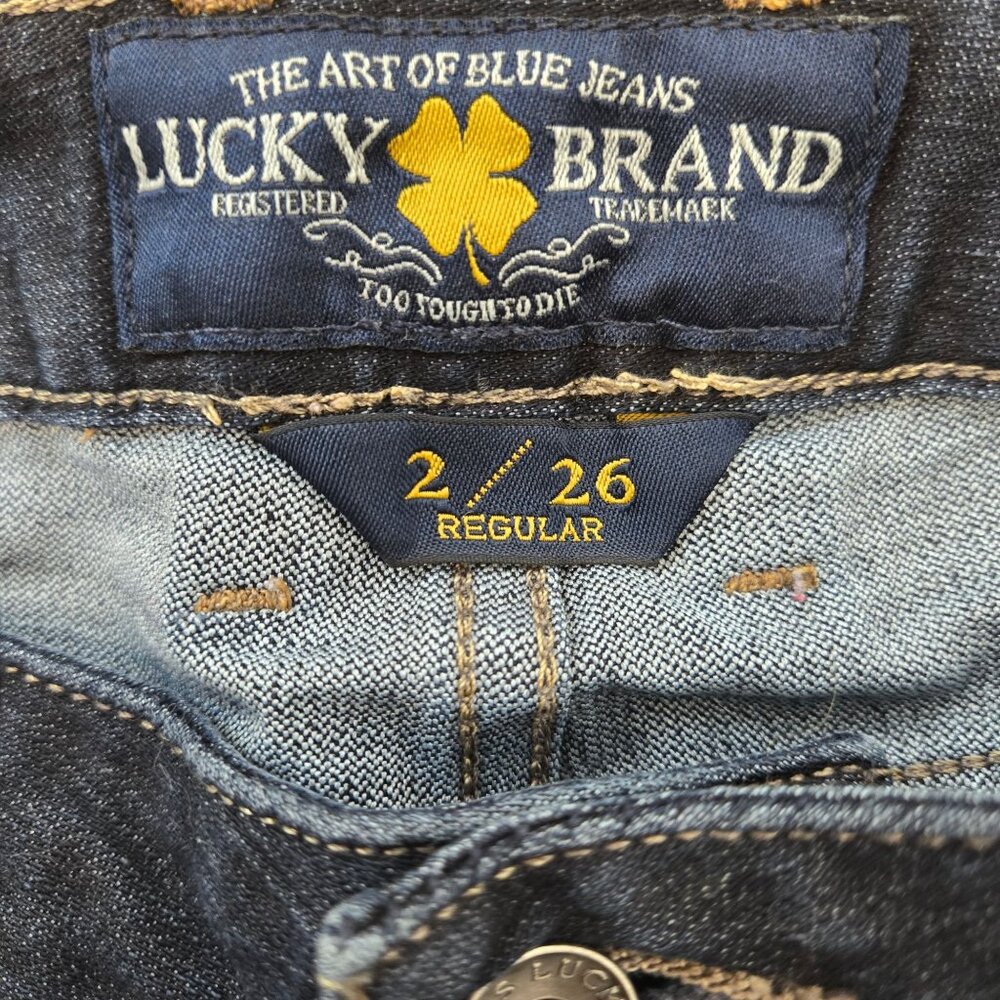 Lucky Brand Low Rise Lolita Boot Cut Jeans Size 2 - Picture 3 of 7